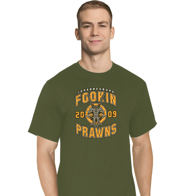 Shirts T-Shirts, Tall / Large / Military Green Joburg Prawns
