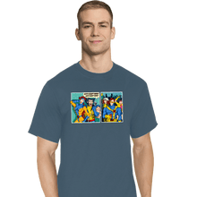 Load image into Gallery viewer, Shirts T-Shirts, Tall / Large / Indigo Blue Clueless Scotty

