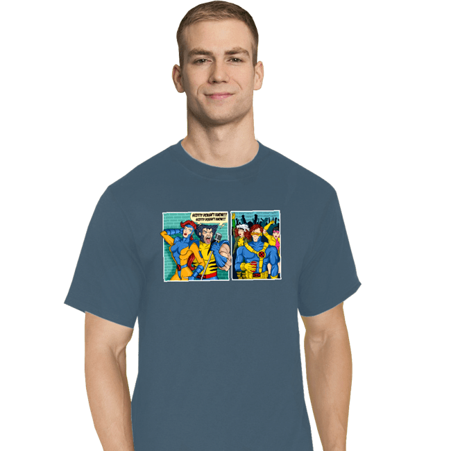 Shirts T-Shirts, Tall / Large / Indigo Blue Clueless Scotty
