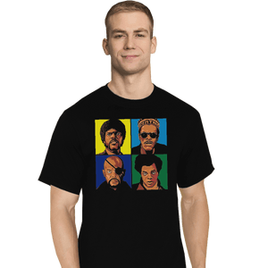 Shirts T-Shirts, Tall / Large / Black Pop Sam Jackson