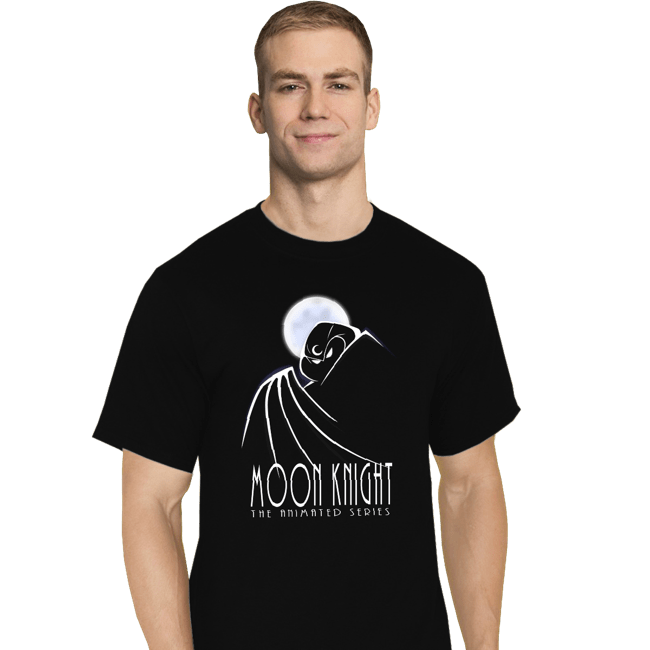 Secret_Shirts T-Shirts, Tall / Large / Black Moon Knight The Animated Series