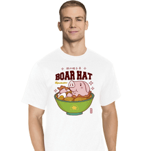 Load image into Gallery viewer, Shirts T-Shirts, Tall / Large / White Boar Hat Ramen
