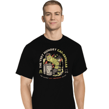 Load image into Gallery viewer, Secret_Shirts T-Shirts, Tall / Large / Black A Very Hungry Cat-Erpillar
