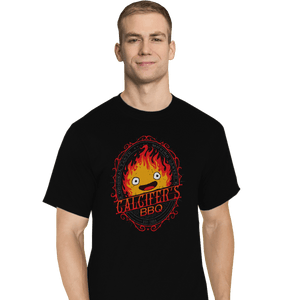 Shirts T-Shirts, Tall / Large / Black Calcifers BBQ