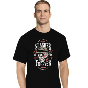 Shirts T-Shirts, Tall / Large / Black Slasher Forever