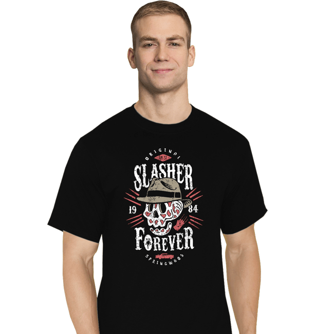Shirts T-Shirts, Tall / Large / Black Slasher Forever