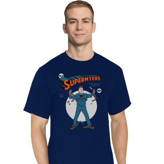 Secret_Shirts T-Shirts, Tall / Large / Navy Super Myers