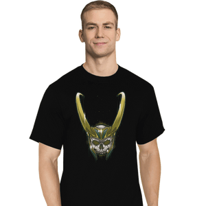 Secret_Shirts T-Shirts, Tall / Large / Black Loki's Skull