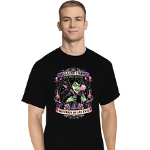 Load image into Gallery viewer, Daily_Deal_Shirts T-Shirts, Tall / Large / Black Villains Unite Maleficent
