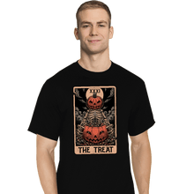 Load image into Gallery viewer, Daily_Deal_Shirts T-Shirts, Tall / Large / Black Halloween Tarot Treat
