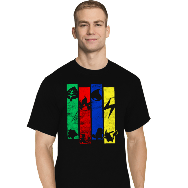 Shirts T-Shirts, Tall / Large / Black Pokestreaks