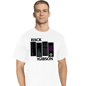 Secret_Shirts T-Shirts, Tall / Large / White Hackers The Gibson