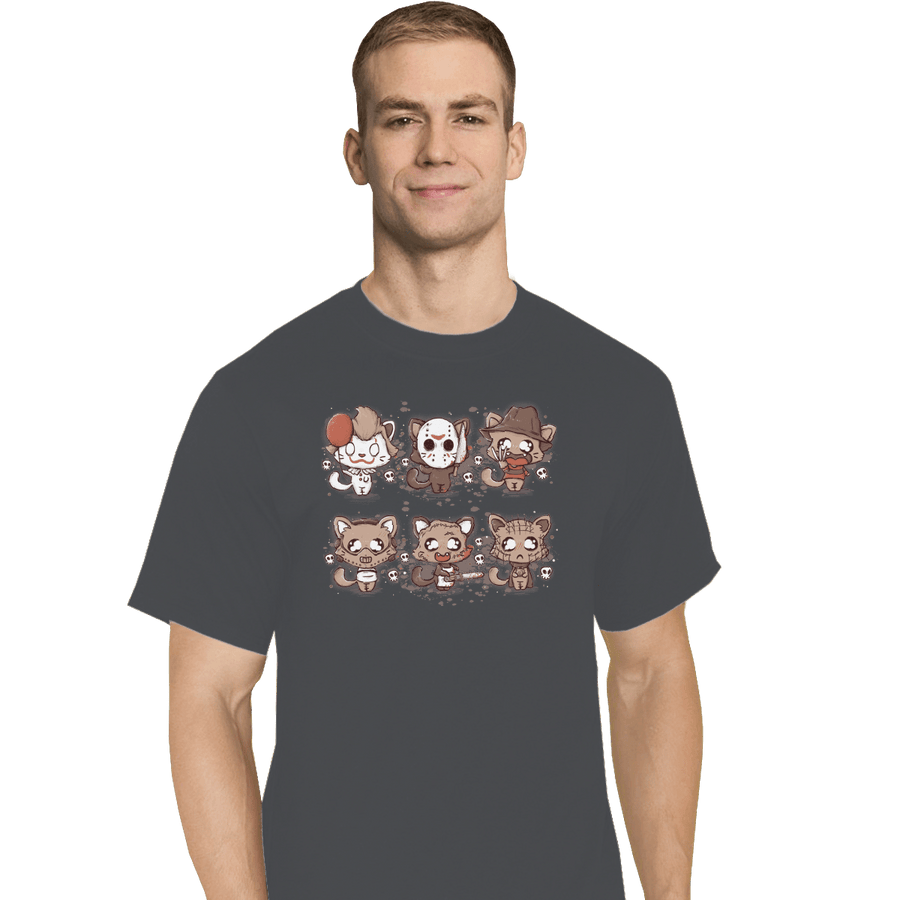 Shirts T-Shirts, Tall / Large / Charcoal Kawaii Killers
