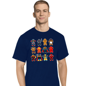 Daily_Deal_Shirts T-Shirts, Tall / Large / Navy Ginger Heroes