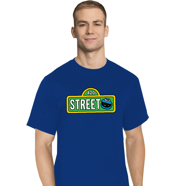 Secret_Shirts T-Shirts, Tall / Large / Royal Blue 420 Street