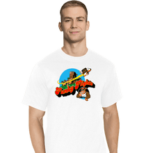 Load image into Gallery viewer, Shirts T-Shirts, Tall / Large / White Funky Flights
