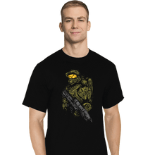 Load image into Gallery viewer, Shirts T-Shirts, Tall / Large / Black Master Chief
