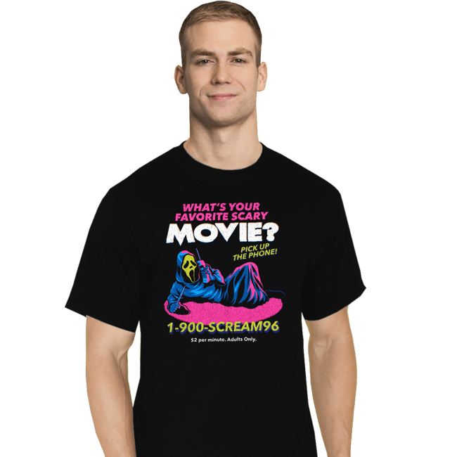 Daily_Deal_Shirts T-Shirts, Tall / Large / Black 1-900-SCREAM96