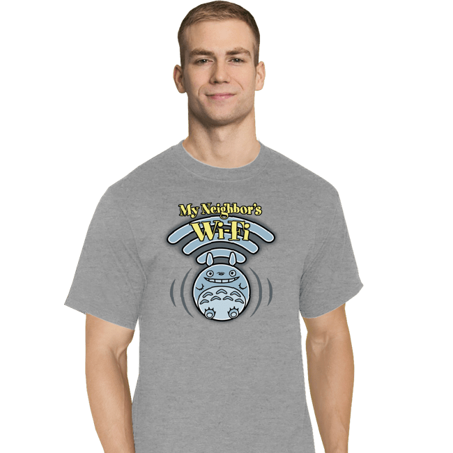 Shirts T-Shirts, Tall / Large / Sports Grey My Neighbors Wifi