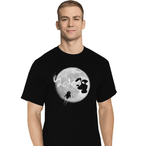 Shirts T-Shirts, Tall / Large / Black Robot Love