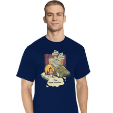 Load image into Gallery viewer, Shirts T-Shirts, Tall / Large / Navy Hero Of Nap
