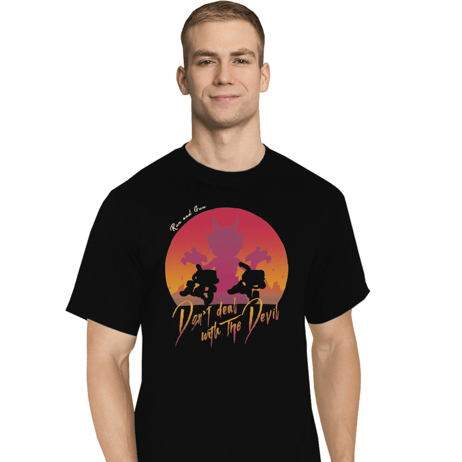 Shirts T-Shirts, Tall / Large / Black Don't Deal with the Devil