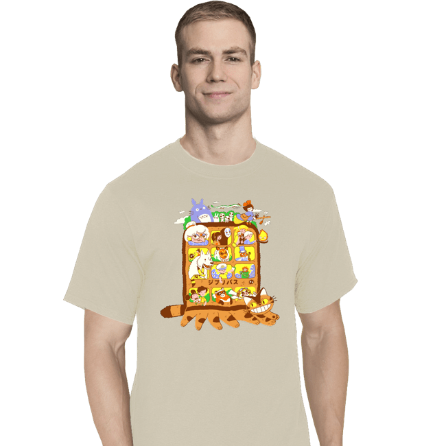 Secret_Shirts T-Shirts, Tall / Large / White Anime Bus!