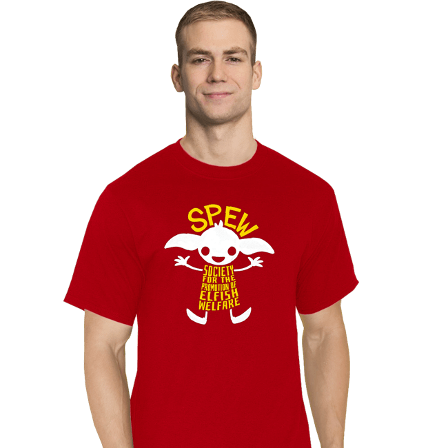 Daily_Deal_Shirts T-Shirts, Tall / Large / Red SPEW