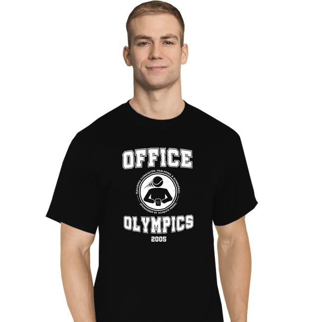 Secret_Shirts T-Shirts, Tall / Large / Black Office Olympics 2005