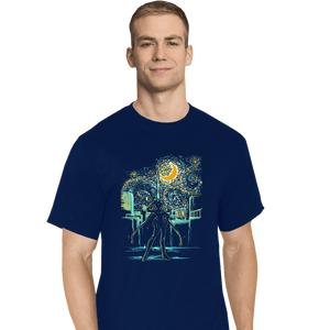 Secret_Shirts T-Shirts, Tall / Large / Navy The Starry Moon
