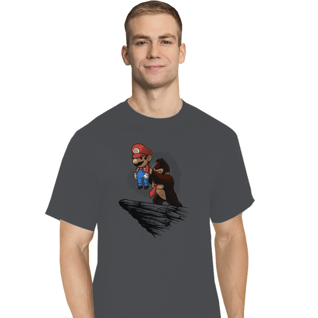 Shirts T-Shirts, Tall / Large / Charcoal Gaming King