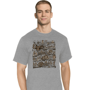 Daily_Deal_Shirts T-Shirts, Tall / Large / Sports Grey Tapestry Of The Quested Grail