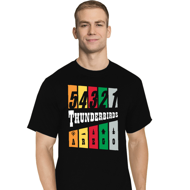 Daily_Deal_Shirts T-Shirts, Tall / Large / Black Thunderbirds Are Go