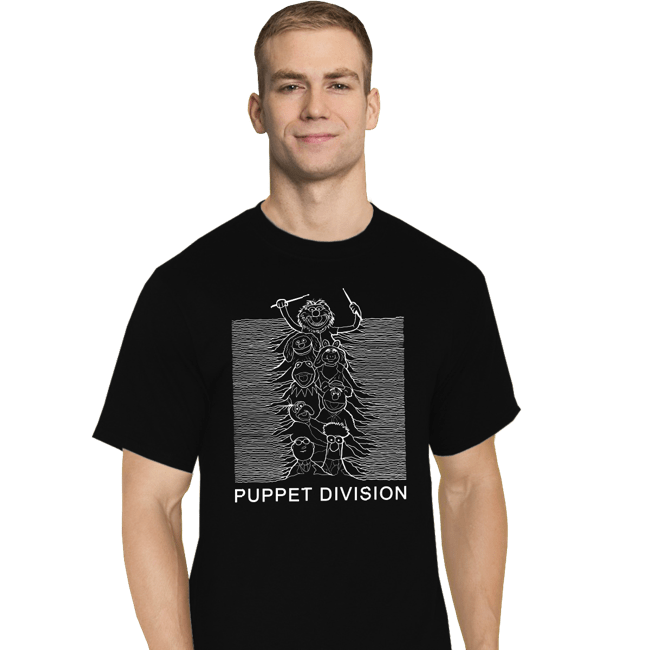 Daily_Deal_Shirts T-Shirts, Tall / Large / Black Puppet Division