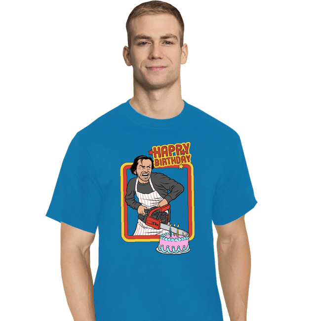 Shirts T-Shirts, Tall / Large / Royal Blue Happy Birthday!
