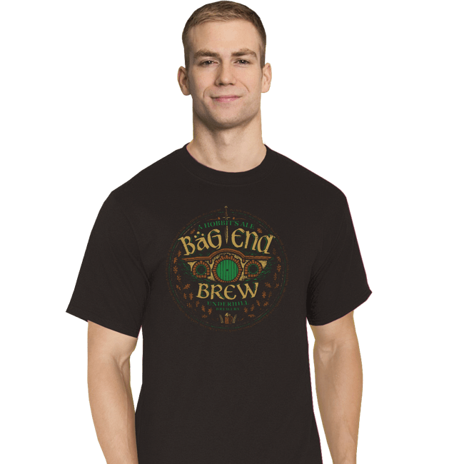 Shirts T-Shirts, Tall / Large / Black Bag End Brew