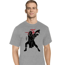 Load image into Gallery viewer, Shirts T-Shirts, Tall / Large / Sports Grey Crimson snake
