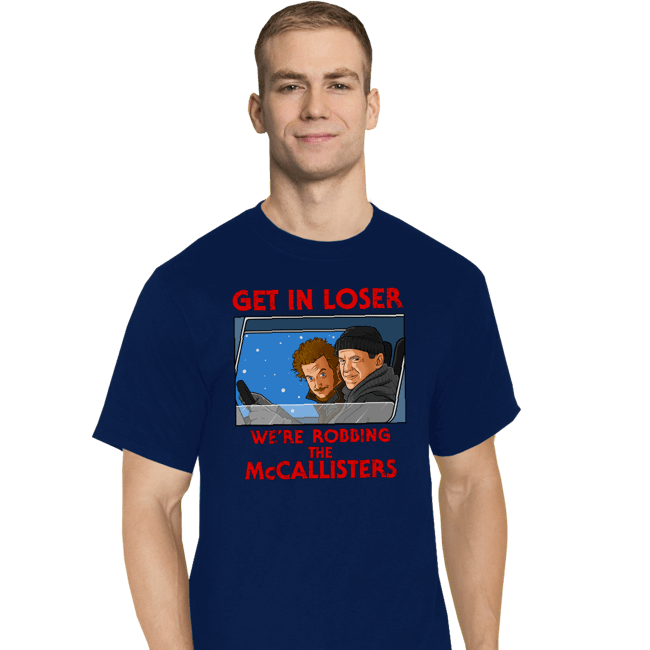 Secret_Shirts T-Shirts, Tall / Large / Navy Robbing The McCallisters