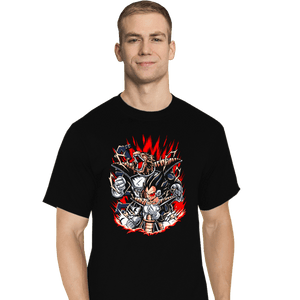 Daily_Deal_Shirts T-Shirts, Tall / Large / Black A Saiyan Prince