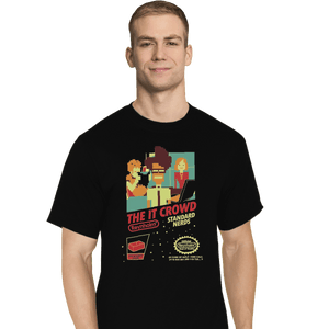 Shirts T-Shirts, Tall / Large / Black Standard Nerds NES