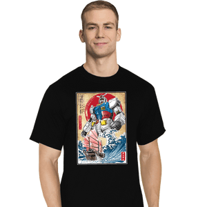 Daily_Deal_Shirts T-Shirts, Tall / Large / Black RX-78-2 Gundam in Japan