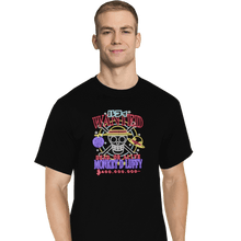 Load image into Gallery viewer, Shirts T-Shirts, Tall / Large / Black Luffy Neon
