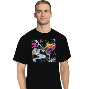 Shirts T-Shirts, Tall / Large / Black Creation Of Silver Surfer