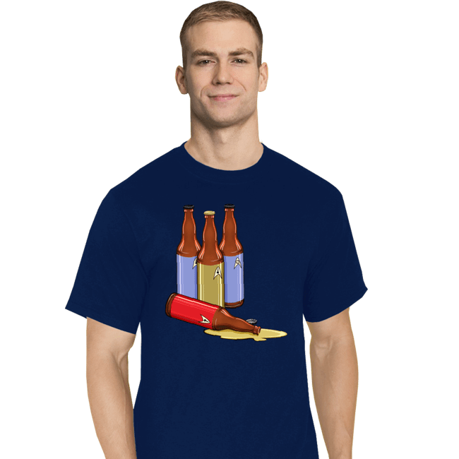 Secret_Shirts T-Shirts, Tall / Large / Navy Red Label Down