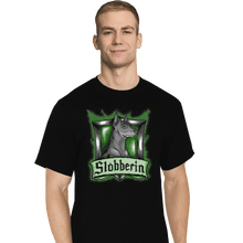 Load image into Gallery viewer, Shirts T-Shirts, Tall / Large / Black Hairy Pupper House Slobberin
