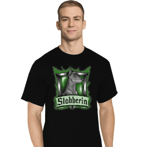 Shirts T-Shirts, Tall / Large / Black Hairy Pupper House Slobberin