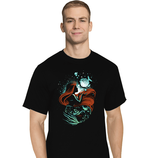 Daily_Deal_Shirts T-Shirts, Tall / Large / Black Song Of The Mermaid