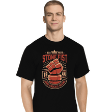 Load image into Gallery viewer, Shirts T-Shirts, Tall / Large / Black Stone Fist Boxing
