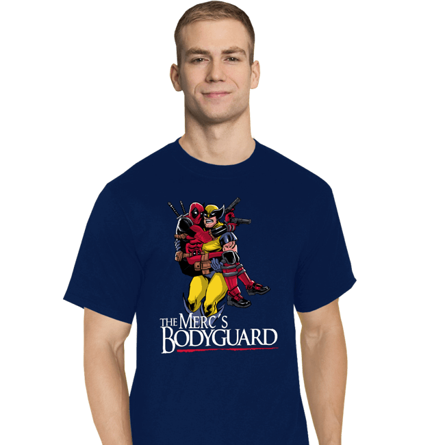 Daily_Deal_Shirts T-Shirts, Tall / Large / Navy The Merc's Bodyguard