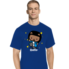 Load image into Gallery viewer, Daily_Deal_Shirts T-Shirts, Tall / Large / Royal Blue Hello
